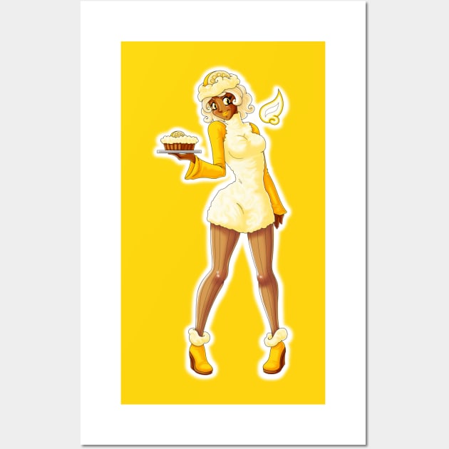 Lemon Cake - Sweet Fairies Wall Art by Louisalulu Arts